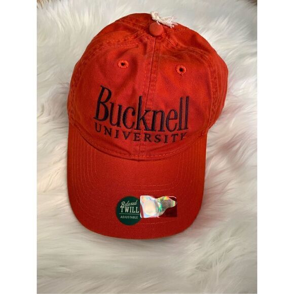 Bucknell university baseball hat red/orange - Picture 1 of 5